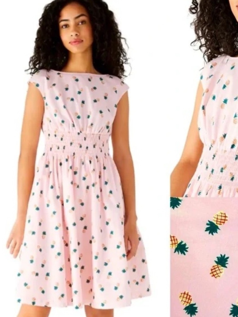 KATE SPADE Pink Pineapple Dress - Picture 2 of 10